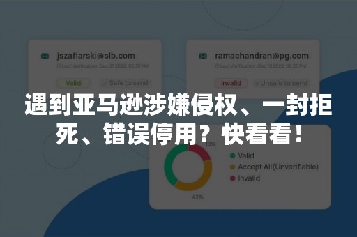 遇到亚马逊涉嫌侵权、一封拒死、错误停用？快看看！