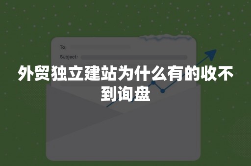 外贸独立建站为什么有的收不到询盘