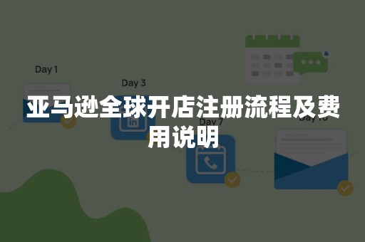 亚马逊全球开店注册流程及费用说明