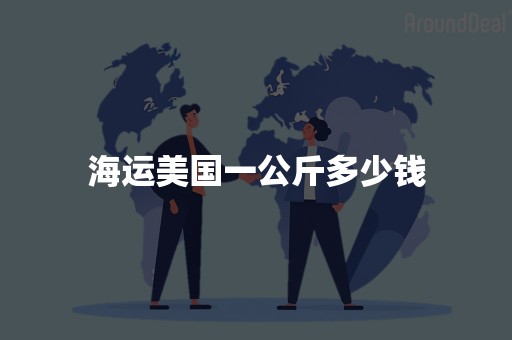 海运美国一公斤多少钱