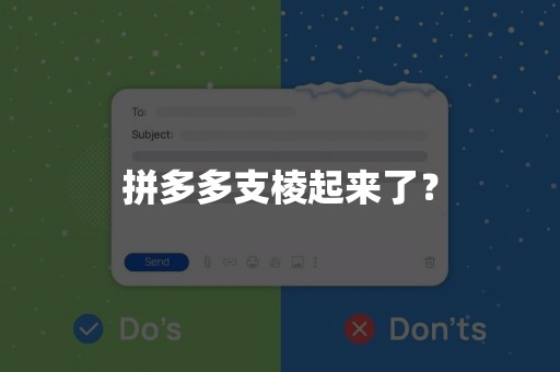 拼多多支棱起来了？