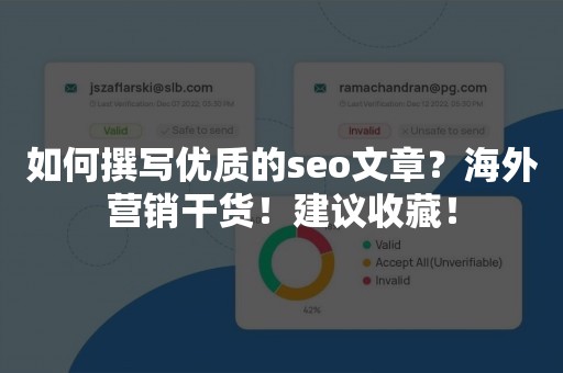 如何撰写优质的seo文章？海外营销干货！建议收藏！