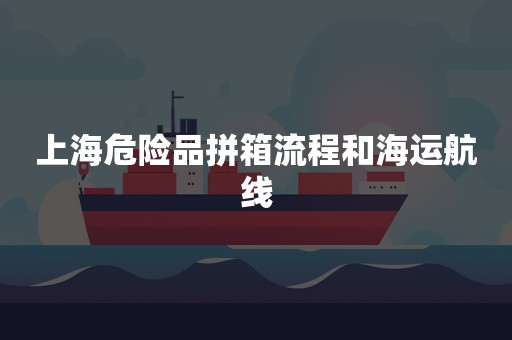 上海危险品拼箱流程和海运航线