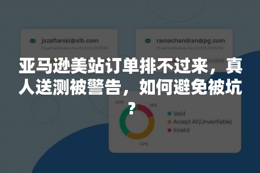 亚马逊美站订单排不过来，真人送测被警告，如何避免被坑？