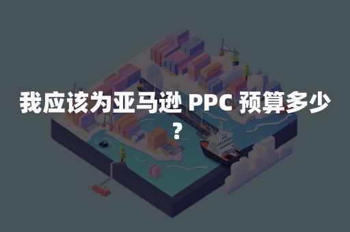 我应该为亚马逊 PPC 预算多少？