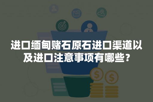 进口缅甸赌石原石进口渠道以及进口注意事项有哪些？