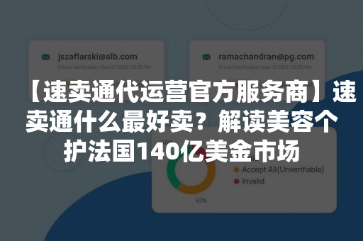 【速卖通代运营官方服务商】速卖通什么最好卖？解读美容个护法国140亿美金市场