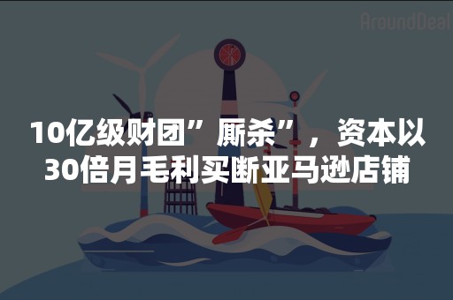 10亿级财团”厮杀”，资本以30倍月毛利买断亚马逊店铺