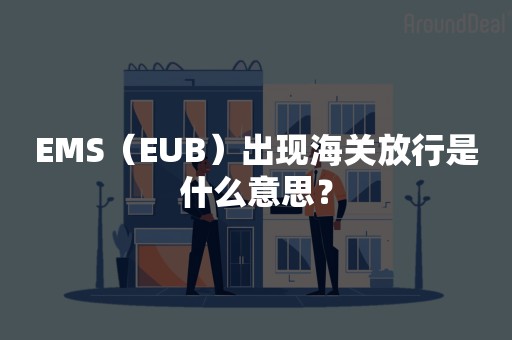 EMS（EUB）出现海关放行是什么意思？