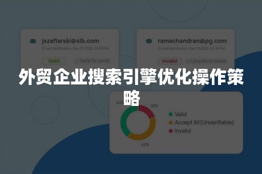 外贸企业搜索引擎优化操作策略