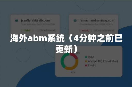 海外abm系统（4分钟之前已更新）