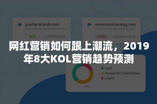 网红营销如何跟上潮流，2019年8大KOL营销趋势预测