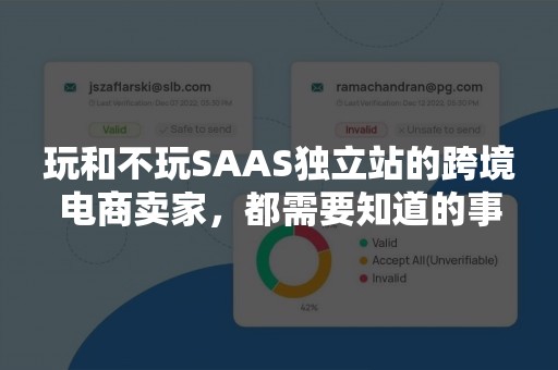 玩和不玩SAAS独立站的跨境电商卖家，都需要知道的事