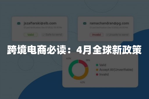 跨境电商必读：4月全球新政策