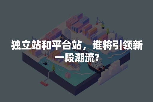 独立站和平台站，谁将引领新一段潮流?