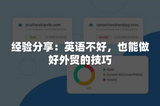 经验分享：英语不好，也能做好外贸的技巧