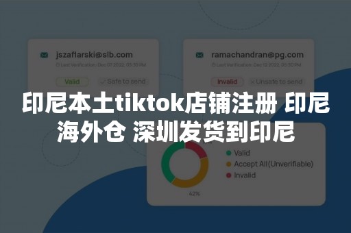 印尼本土tiktok店铺注册 印尼海外仓 深圳发货到印尼