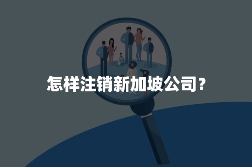 怎样注销新加坡公司？