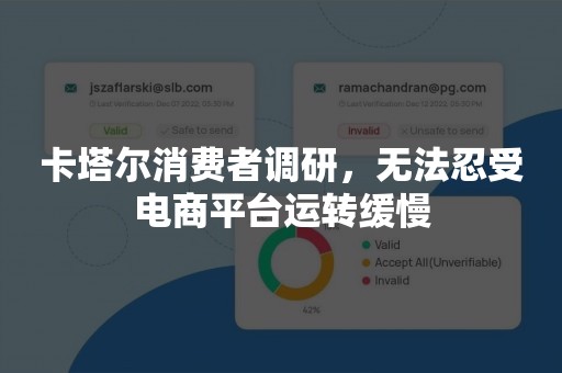 卡塔尔消费者调研，无法忍受电商平台运转缓慢