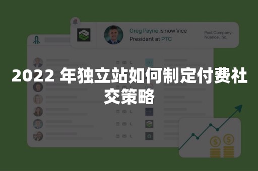 2022 年独立站如何制定付费社交策略