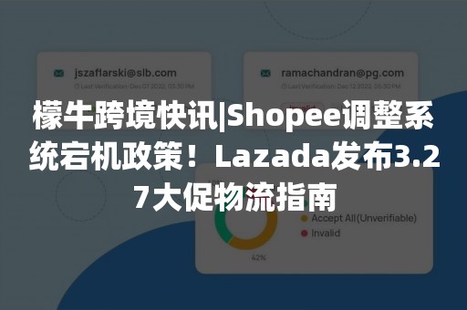 檬牛跨境快讯|Shopee调整系统宕机政策！Lazada发布3.27大促物流指南