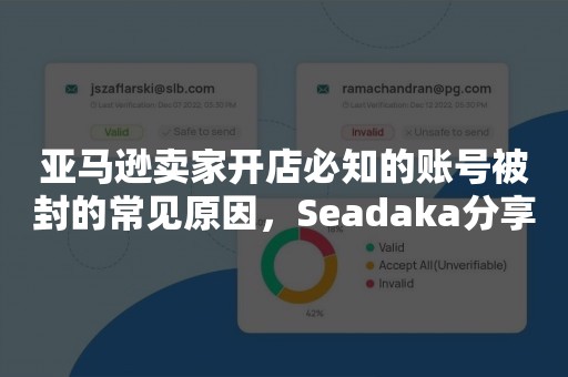 亚马逊卖家开店必知的账号被封的常见原因，Seadaka分享