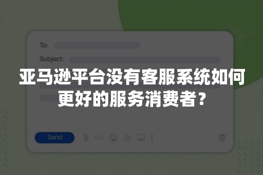 亚马逊平台没有客服系统如何更好的服务消费者？