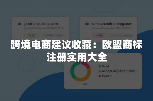 跨境电商建议收藏：欧盟商标注册实用大全