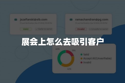 展会上怎么去吸引客户