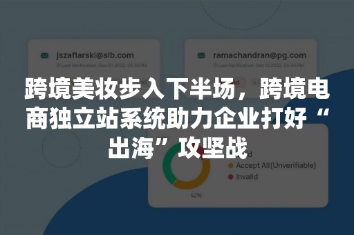 跨境美妆步入下半场，跨境电商独立站系统助力企业打好“出海”攻坚战