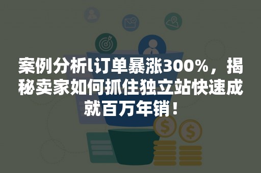 案例分析l订单暴涨300%，揭秘卖家如何抓住独立站快速成就百万年销！