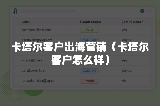 卡塔尔客户出海营销（卡塔尔客户怎么样）