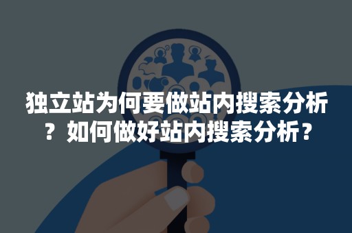 独立站为何要做站内搜索分析？如何做好站内搜索分析？