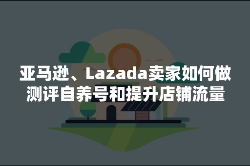 亚马逊、Lazada卖家如何做测评自养号和提升店铺流量