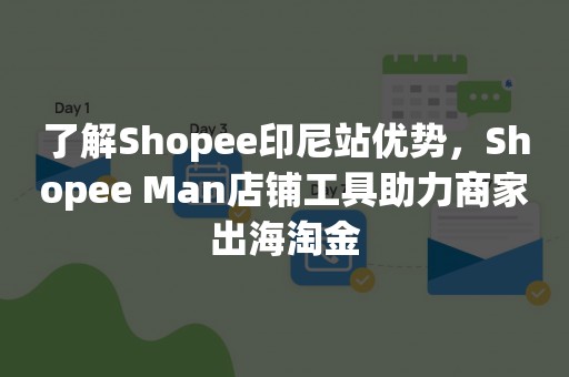 了解Shopee印尼站优势，Shopee Man店铺工具助力商家出海淘金