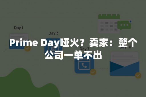 Prime Day哑火？卖家：整个公司一单不出