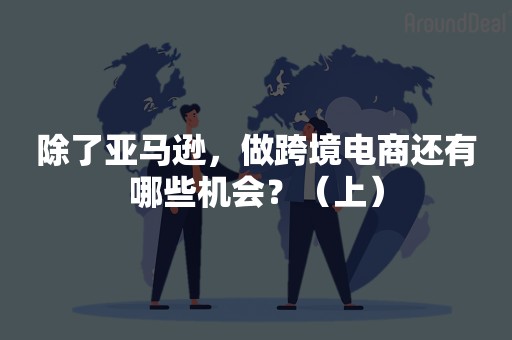 除了亚马逊，做跨境电商还有哪些机会？（上）