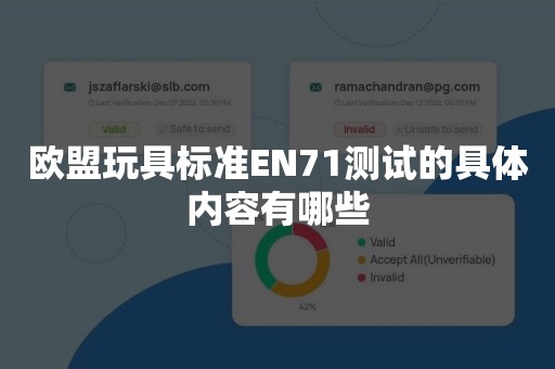 欧盟玩具标准EN71测试的具体内容有哪些