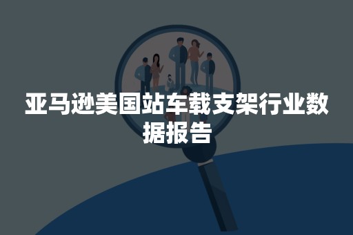 亚马逊美国站车载支架行业数据报告