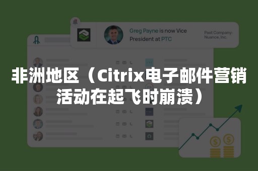 非洲地区（Citrix电子邮件营销活动在起飞时崩溃）