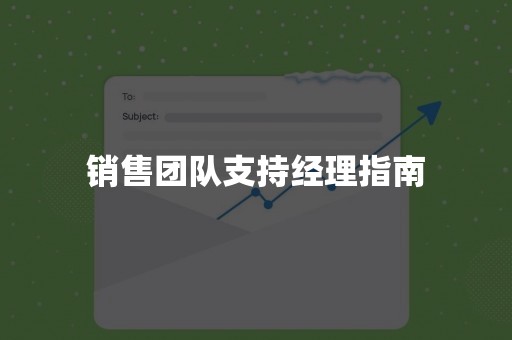 销售团队支持经理指南