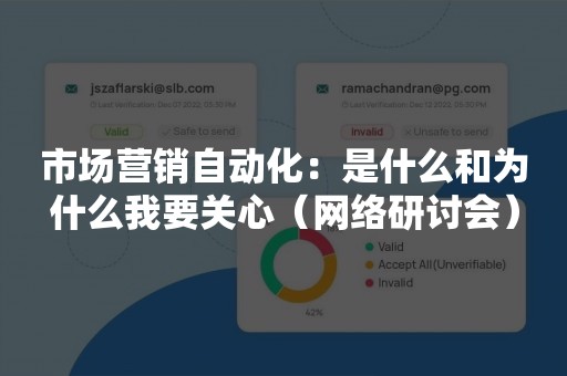 市场营销自动化：是什么和为什么我要关心（网络研讨会）