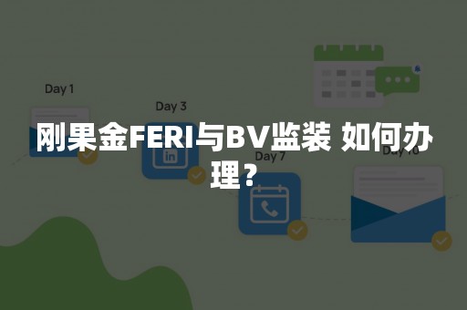 刚果金FERI与BV监装 如何办理？