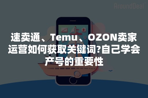 速卖通、Temu、OZON卖家运营如何获取关键词?自己学会产号的重要性