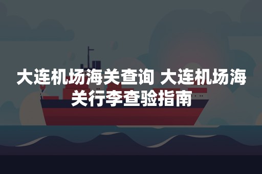 大连机场海关查询 大连机场海关行李查验指南