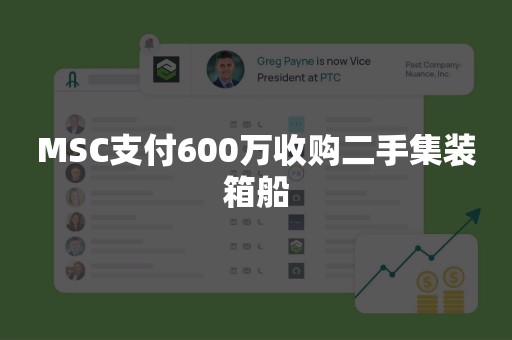 MSC支付600万收购二手集装箱船