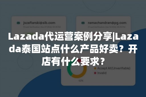 Lazada代运营案例分享|Lazada泰国站点什么产品好卖？开店有什么要求？