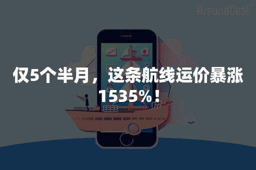 仅5个半月，这条航线运价暴涨1535%！