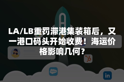 LA/LB重罚滞港集装箱后，又一港口码头开始收费！海运价格影响几何？