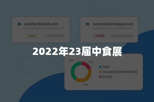 2022年23届中食展